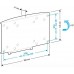 Кронштейн для телевизора Holder LCDS-5061 черный 19"-32" макс.30кг настенный наклон