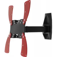 Кронштейн для телевизора Holder LCDS-5020 черный глянец 22"-42" макс.30кг настенный поворот и наклон