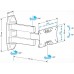 Кронштейн для телевизора Holder LCDS-5065 черный 19"-32" макс.30кг настенный поворот и наклон