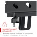 Кронштейн для телевизора Holder LCDS-5071 темный металлик 37"-55" макс.45кг настенный наклон