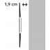 Кронштейн для телевизора Hama H-118632 черный 10"-47" макс.25кг настенный фиксированный