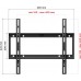 Кронштейн для телевизора Holder LCD-F4610 черный 32"-65" макс.60кг настенный фиксированный