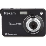 Фотоаппарат Rekam iLook S990i черный 21Mpix 2.7" 720p SDHC/MMC CMOS IS el/Li-Ion