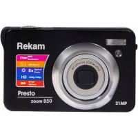 Фотоаппарат Rekam Presto zoom 850 bl черный 21Mpix 2.7" 1080p SDHC/MMC CMOS IS el/Li-Ion