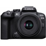 Фотоаппарат Canon EOS R10 черный 24.1Mpix 2.95" 2160p WiFi Canon RF-S 18-45mm f/4.5-6.3 IS STM LP-E17