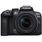 Фотоаппарат Canon EOS R10 черный 24.1Mpix 2.95" 2160p WiFi RF-S 18-150/3.5-6.3 IS STM LP-E17