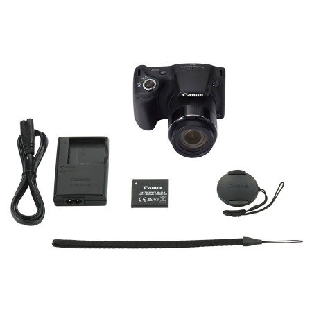 Фотоаппарат Canon PowerShot SX430 IS черный 20.5Mpix Zoom45x 3" 720p SDXC/SD/SDHC CCD 1x2.3 IS opt 0.5fr/s 25fr/s/WiFi/NB-11LH