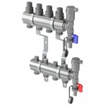 Коллектор в сборе Royal Thermo с расходомерами 1" ВР-3/4" НР, 9 выходов Коллектор в сборе Royal Thermo с расходомерами 1" ВР-3/4" НР, 9 выходов