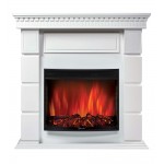 Каминокомплект: Очаг Electrolux Sphere Plus EFP/P-2720RLS с порталом Elegante 25 белый
