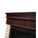 Каминокомплект: Очаг Electrolux EFP/P-2720RLS, портал Bricks 25 камень бежевый, шпон темный дуб