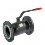 Кран шаровой РИДАН JiP-R Standard FF Ду150 Ру16 с рукояткой, стандартный проход