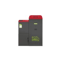 Котел пеллетный KITURAMI KRP-50A напольный, 2 конт., закр.кам.сгор.