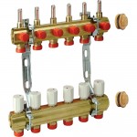 Комплект коллекторного узла Giacomini 1" x 3/4"E /6, R553KY066