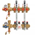 Комплект коллекторного узла Giacomini с динамич. регулир. расхода 1" x 18 /7, R553FKDB107