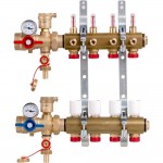 Комплект коллекторного узла Giacomini с расходомерами 1" x 18 /4, R553FK104