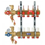 Комплект коллекторного узла Giacomini с расходомерами 1" x 18 /8, R553FK108