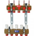 Узел коллекторный Giacomini сборный с расходомерами 1 1/4" x 18 /5 , R553FZY025 Узел коллекторный Giacomini сборный с расходомерами 1 1/4" x 18 /5 , R553FZY025