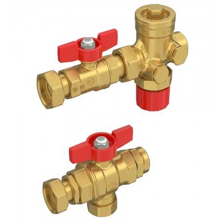 Комплект Giacomini для фанкойлов компактный 290-1500 л/ч - 3/4", R280AKY134