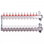 Группа коллект. AQUALINK регулир, настроеч и дренаж. клапаны, автомат. возд-к, нерж.сталь 1"х12х3/4" Группа коллект. AQUALINK регулир, настроеч и дренаж. клапаны, автомат. возд-к, нерж.сталь 1"х12х3/4"