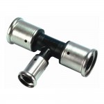 Тройник HENCO переходный уменьшенный в центре, ПВДФ пресс, 63x40x63 Тройник HENCO переходный уменьшенный в центре, ПВДФ пресс, 63x40x63