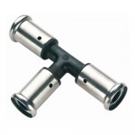 Тройник HENCO равнопроходный, ПВДФ пресс, 63x63x63 Тройник HENCO равнопроходный, ПВДФ пресс, 63x63x63