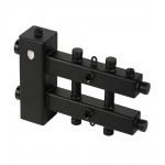 Блок коллекторный Royal Thermo на 2-3 выхода (сверху-снизу-сбоку) стрелка 60кВт, с кронштейнами