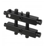 Коллектор Royal Thermo на 2 (3) отопительных контура (сверху/снизу/сбоку) с кронштейнами Коллектор Royal Thermo на 2 (3) отопительных контура (сверху/снизу/сбоку) с кронштейнами