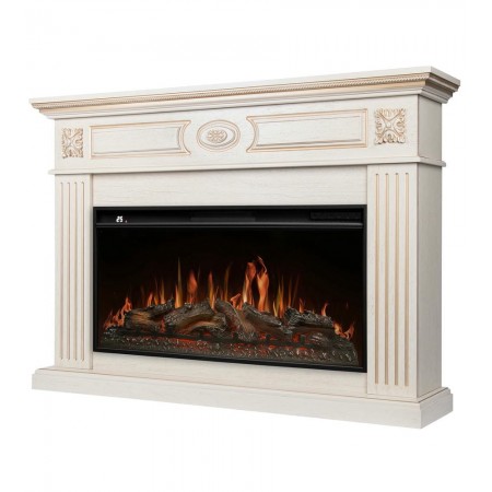 Портал Firelight Siena 42/40/36, слоновая кость с золотой патиной