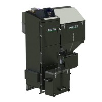 Котел пеллетный ZOTA Pellet Black 35 кВт 2R-400 комплект (корпус + мех. подачи + горелка + бункер)