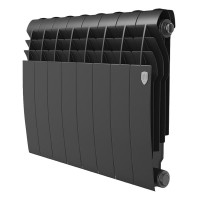 Радиатор биметаллический Royal Thermo BILINER B 350 Чёрный - 10 секц. Радиатор биметаллический Royal Thermo BILINER B 350 Чёрный - 10 секц.