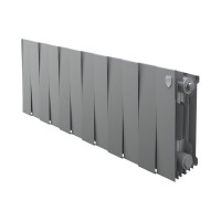 Радиатор биметаллический Royal Thermo PianoForte 200 Серебристый - 12 секц.
