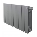 Радиатор биметаллический Royal Thermo PianoForte 300 Серебристый VR80 - 10 секц.