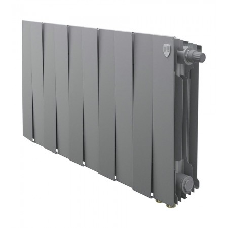 Радиатор биметаллический Royal Thermo PianoForte 300 Серебристый VR80 - 10 секц.