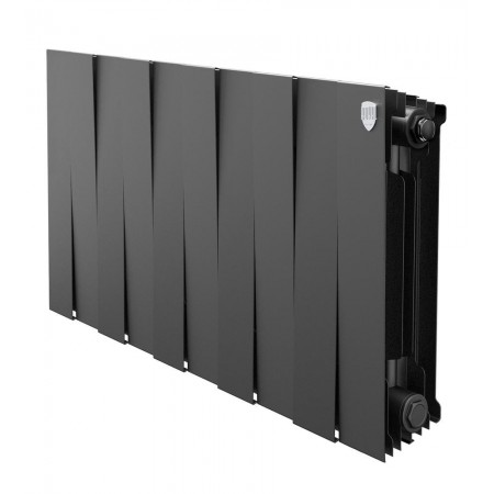 Радиатор биметаллический Royal Thermo PianoForte 300 Чёрный - 10 секц.