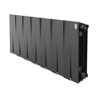 Радиатор биметаллический Royal Thermo PianoForte 300 Чёрный - 14 секц.