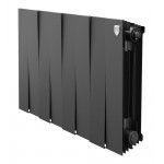 Радиатор биметаллический Royal Thermo PianoForte 300 Чёрный - 8 секц.