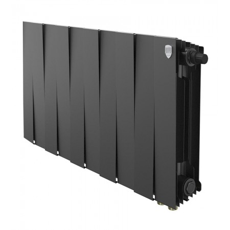 Радиатор биметаллический Royal Thermo PianoForte 300 Чёрный VR80 - 10 секц.