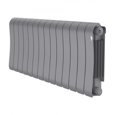 Радиатор биметаллический Royal Thermo Infinity 300 Silver Satin - 14 секц.