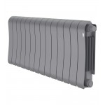 Радиатор биметаллический Royal Thermo Infinity 300 Silver Satin VR80 - 14 секц.