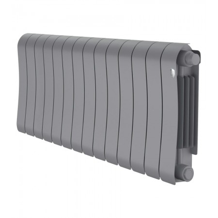 Радиатор биметаллический Royal Thermo Infinity 300 Silver Satin VR80 - 14 секц.