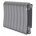 Радиатор биметаллический Royal Thermo Infinity 300 Silver Satin VR80 - 8 секц.
