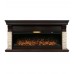 Портал Firelight Michigan 60, камень молочный, шпон темный дуб