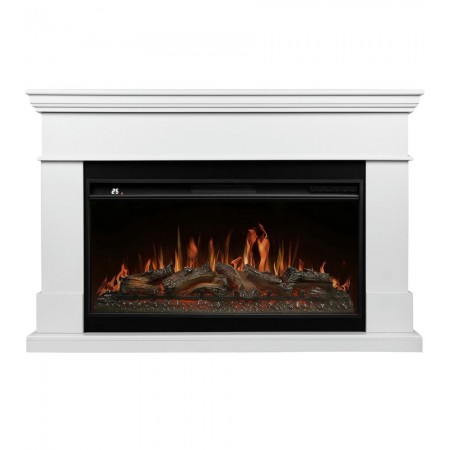 Каминокомплект: Очаг Royal Thermo Aurora RTFP/P-AR40LS, портал California 42/40/36, белый
