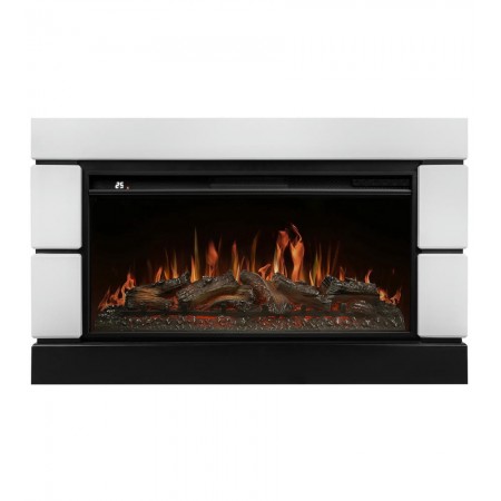 Каминокомплект: Очаг Royal Thermo Aurora RTFP/P-AR40LS, портал Moderno 42/40/36, белый