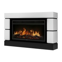 Каминокомплект: Очаг Electrolux EFP/P-3620LS, портал Moderno 42/40/36, белый