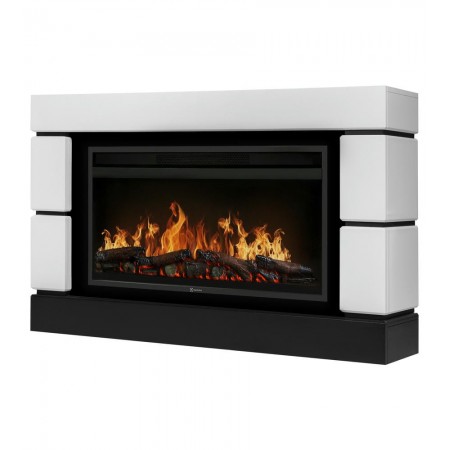 Каминокомплект: Очаг Electrolux EFP/P-3620LS, портал Moderno 42/40/36, белый