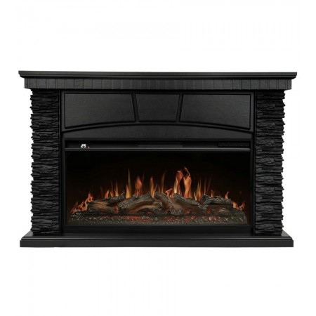 Каминокомплект: Очаг Royal Thermo Aurora RTFP/P-AR40LS, портал Porto 42/40/36 камень чер. шп. венге