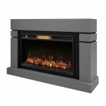 Каминокомплект: Очаг Electrolux EFP/P-3620LS, портал Lindos 42/40/36, светло-серый, р/в