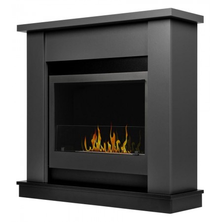 Каминокомплект:Биокамин Firelight BFP/P-1015 XS+Canto Long графит, черный