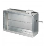 Клапан SHUFT КВУ–ПО–1140х1140h-2*ф1000(фл.соед)-УХЛ2–AR230-8-S Оц. сталь